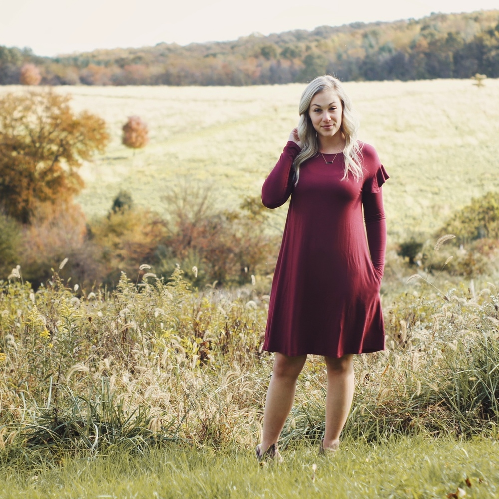 Agnes & Dora Ruffle Sleeve Dress - Picture 3 of 3